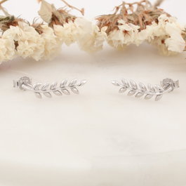 Heliophilia Silver Pendientes de Plata de Ley 925 11434ROD